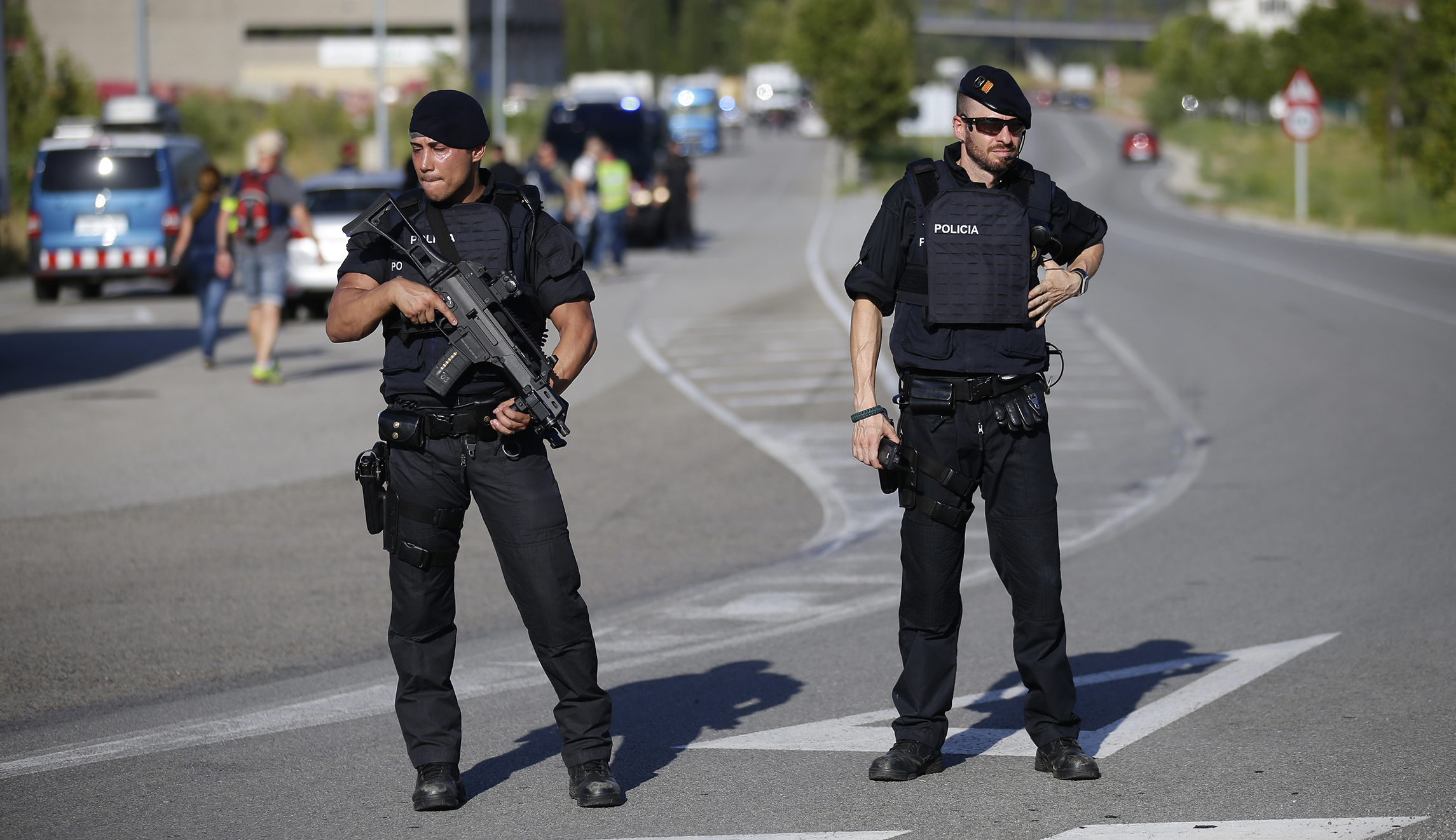 Police: Fugitive Barcelona suspect shot wearing explosives vest