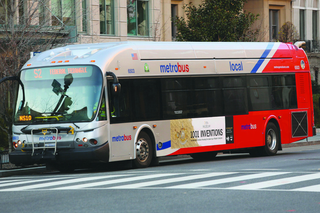 D.C.-area Metrobuses fail to meet lowered on-time goals