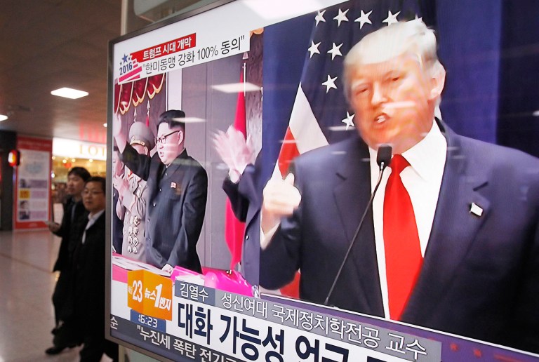 President Trump was sent a ten-point recommendation about how to crack down on North Korea's nuclear program. (AP Photo/Ahn Young-joon, File)