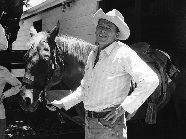 Former President Ronald Reagan in 1976. AP Photo