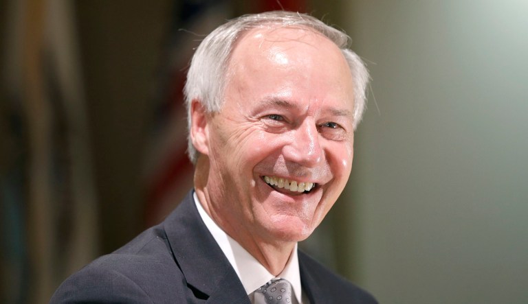 Gov. Asa Hutchinson, R-Ark., aimed to defund Planned Parenthood in 2015 after a series of undercover videos were released by anti-abortion activists. The videos showed employees discussing the harvesting of fetal tissue, and Republicans charged that Planned Parenthood profited from the sale of tissue, which is illegal. (AP Photo/Danny Johnston)