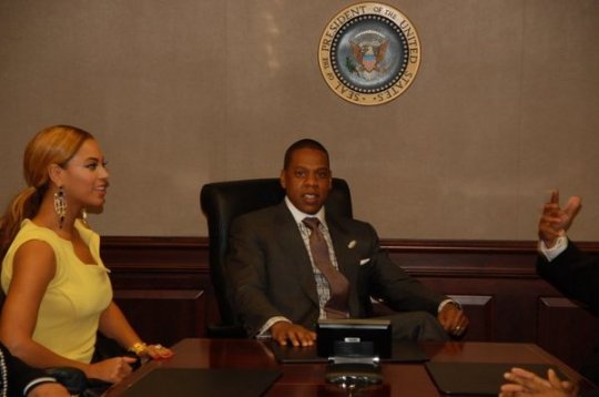 Rapper Jay-Z in the Situation Room
