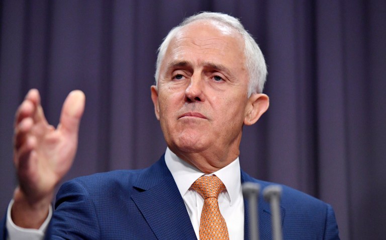 Two House Democrats are calling for House Speaker Paul Ryan to extend an invitation to Australian Prime Minister Malcolm Turnbull to address a joint session of Congress. (Mick Tsikas/AAP Image via AP)