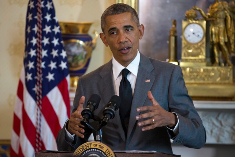 Republicans seek to clear a spending bill Tuesday that drastically handicaps President Obama's climate agenda. (AP)