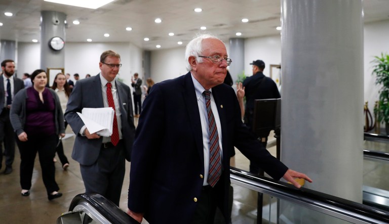 Mark Longabaugh, Sen. Bernie Sanders' former campaign liaison to the DNC, told the Washington Post that the Democratic National Committee gave them an inferior deal compared to Hillary Clinton's team. (AP Photo/Carolyn Kaster)