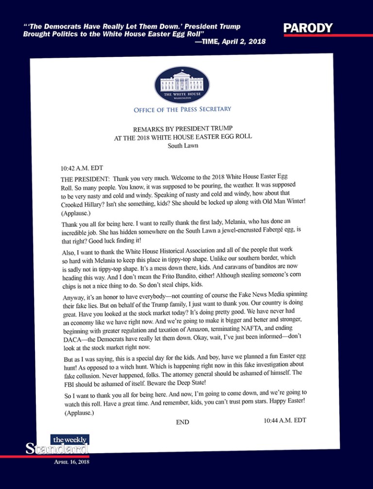 Politics at the Egg Roll