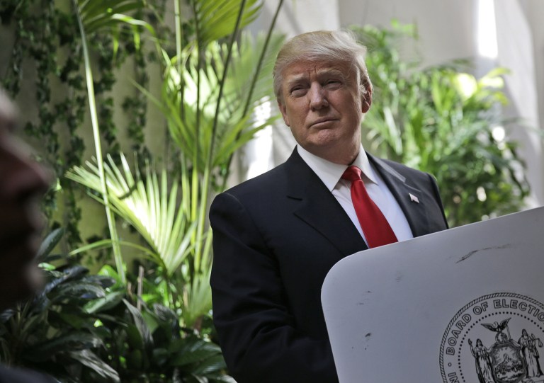 Russia is the one country that would like to see Donald Trump in the White House, according to new research. (AP Photo/Seth Wenig)