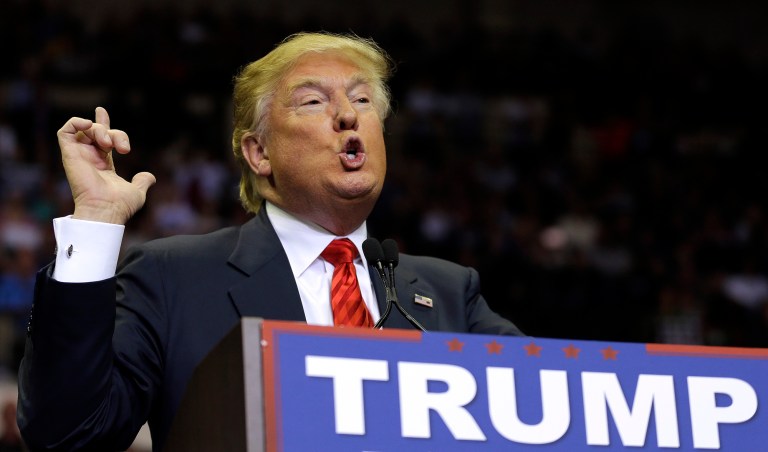 Donald Trump's lead is slightly wider than in the same poll from January. (AP Photo/Chris O'Meara)