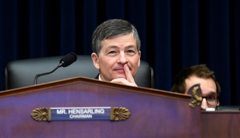 The Dodd-Frank reform bill, written by the House Financial Services Committee Chairman Rep. Jeb Hensarling, would allow banks to opt out of many of the rules set up by the 2010 Dodd-Frank law if they maintain a high level of capital. (AP Photo/Susan Walsh, File)