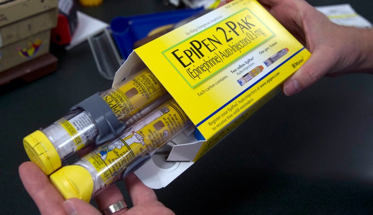 The HHS inspector general's office found that the government overpaid about $1.27 billion for the allergy antidote under the Medicaid rebate program. (AP Photo/Rich Pedroncelli, File)