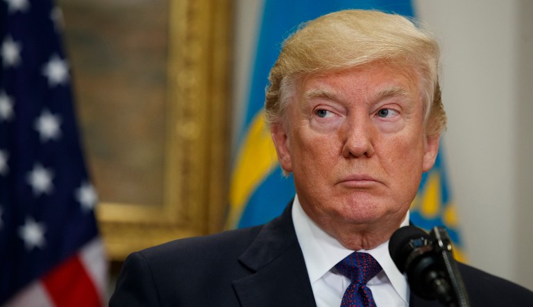 On Tuesday, top-level journalists questioned about whether Trump could afford to consume those extra scoops of ice cream. But even if all the speculation was true, why does any of it matter? (AP Photo/Evan Vucci)