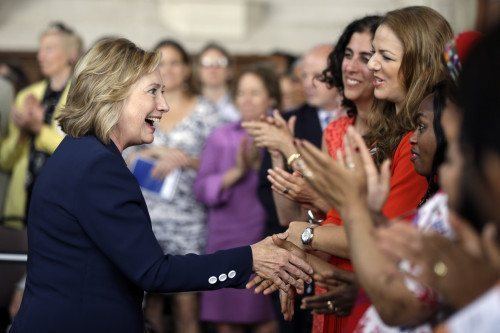 Younger voters feel closer to Hillary Clinton than President Obama. AP Photo