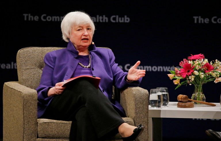 Federal Reserve chairwoman Janet Yellen cautioned against keeping money too loose for too long, saying that it would be 