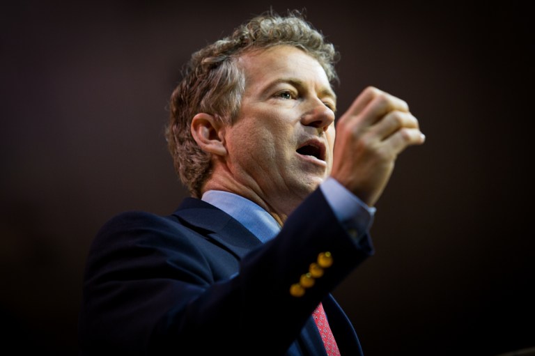 Sen. Rand Paul says that while he supports voter ID laws, it's a 