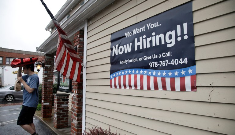 Investors had expected jobless claims to inch up to around 240,000 after dropping to a rock-bottom 233,000 the week before. (AP Photo/Elise Amendola)