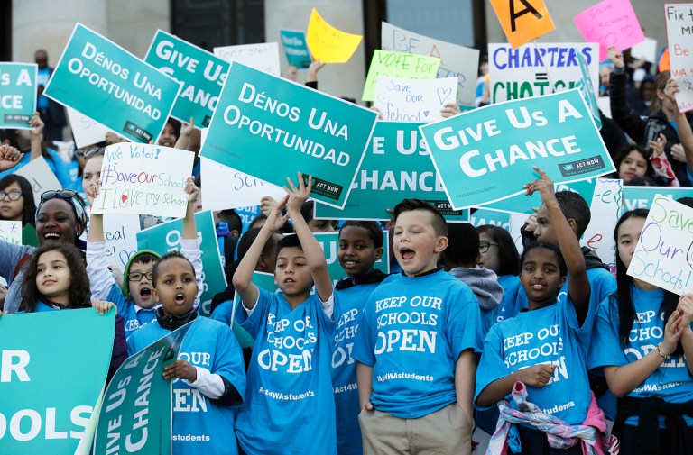 The charter schools were initially approved in 2012 during a narrow ballot referendum victory, with 50.7 percent of voters in favor of the law. (AP Photo/Ted S. Warren, File)