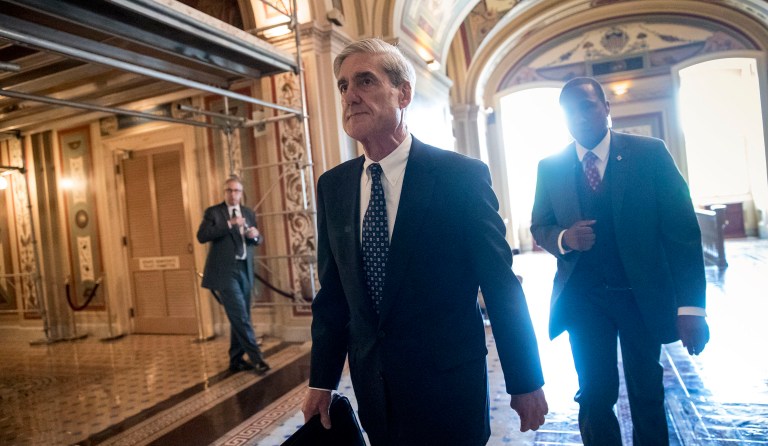 Special Counsel Robert Mueller's expansive probe is also looking into whether Trump's campaign colluded with Russia to influence the election. (AP Photo/J. Scott Applewhite)
