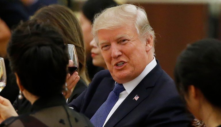 President Trump has taken up a healthier diet since his first presidential physical. (Thomas Peter/Pool Photo via AP)