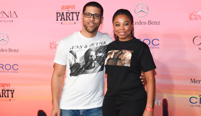 ESPN announced comments from SportsCenter anchor Jemele Hill (pictured right) about President Donald Trump do not reflect the network's views. (Photo by Scott Roth/Invision/AP)