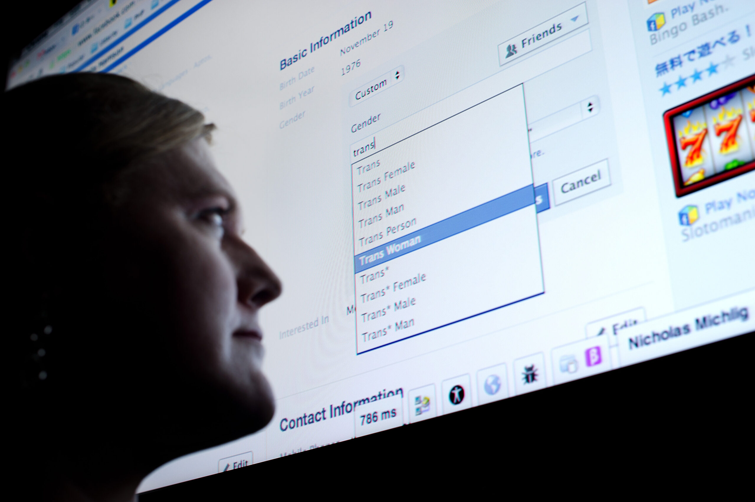 New gender options for Facebook users