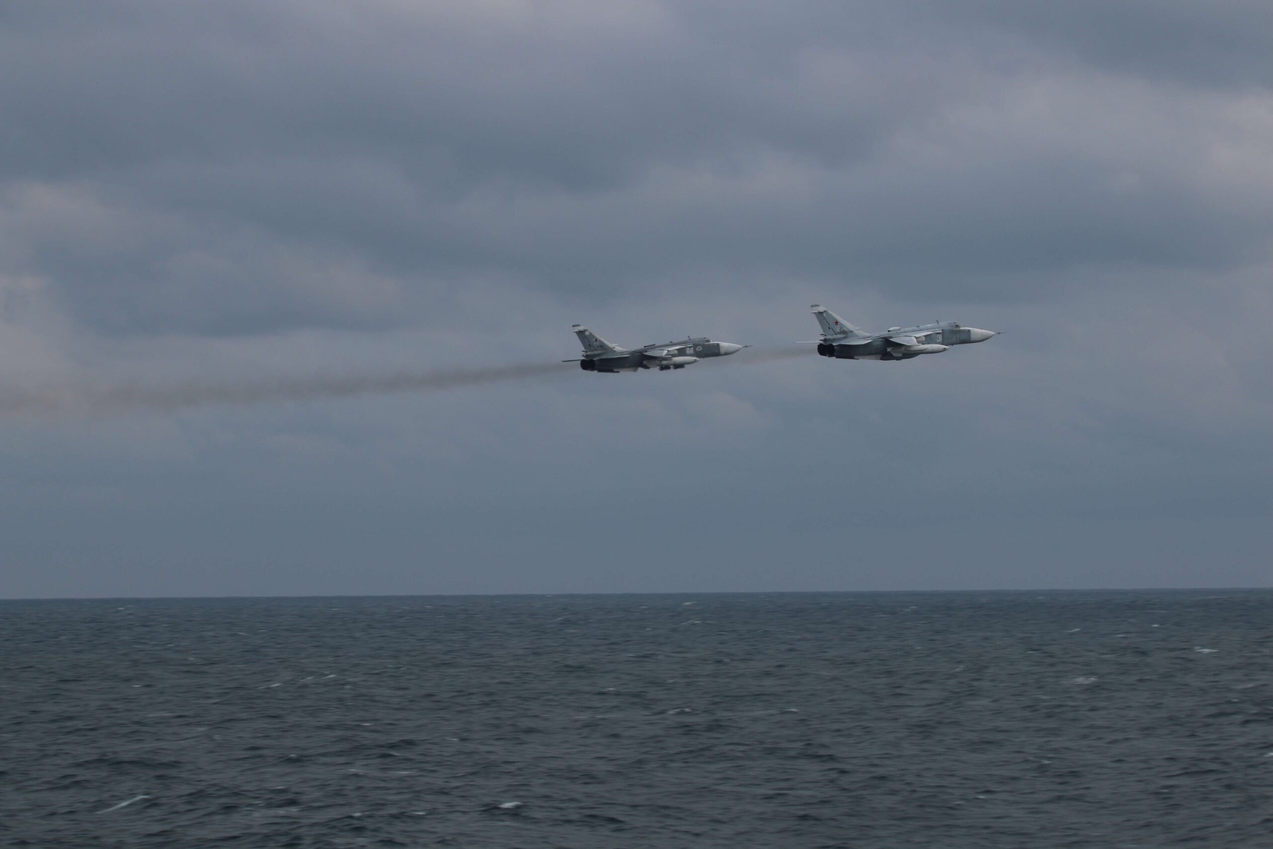 Navy releases photos of Russian jets buzzing destroyer