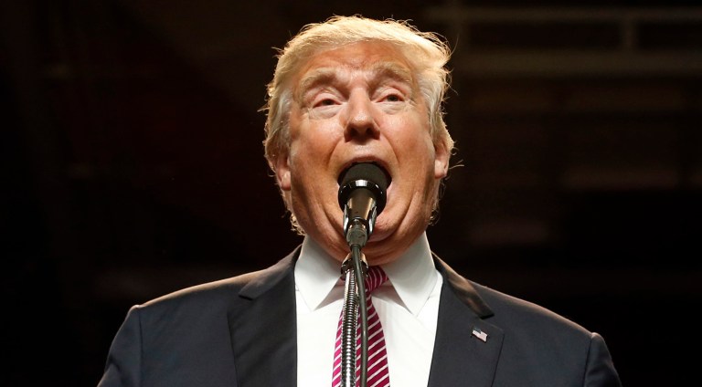 Trump's tweets are intellectually and morally pathetic. But from my perspective, that's all they are. (AP Photo/Steve Helber)