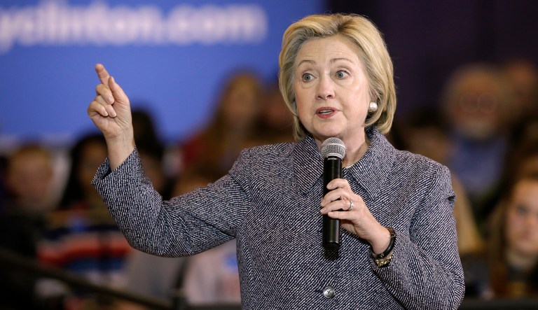 The former secretary of state also clarifies that she 