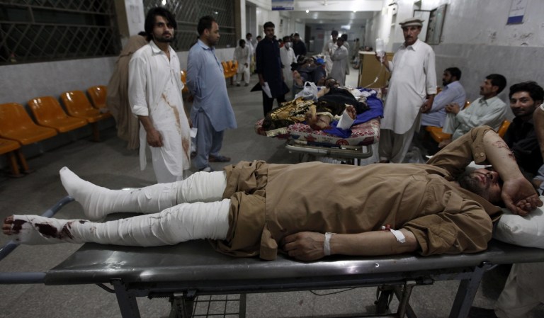 Multiple terror attacks on Friday left over 80 people dead and hundreds injured in Pakistan. (AP)