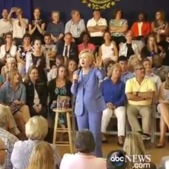 Liberals Heckle Hillary on Climate Change