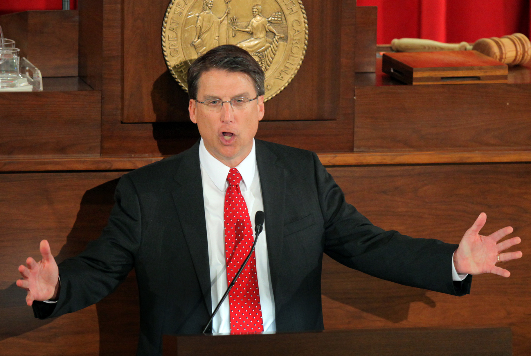 Pat McCrory, NC Senate leader on TV ads to push agenda