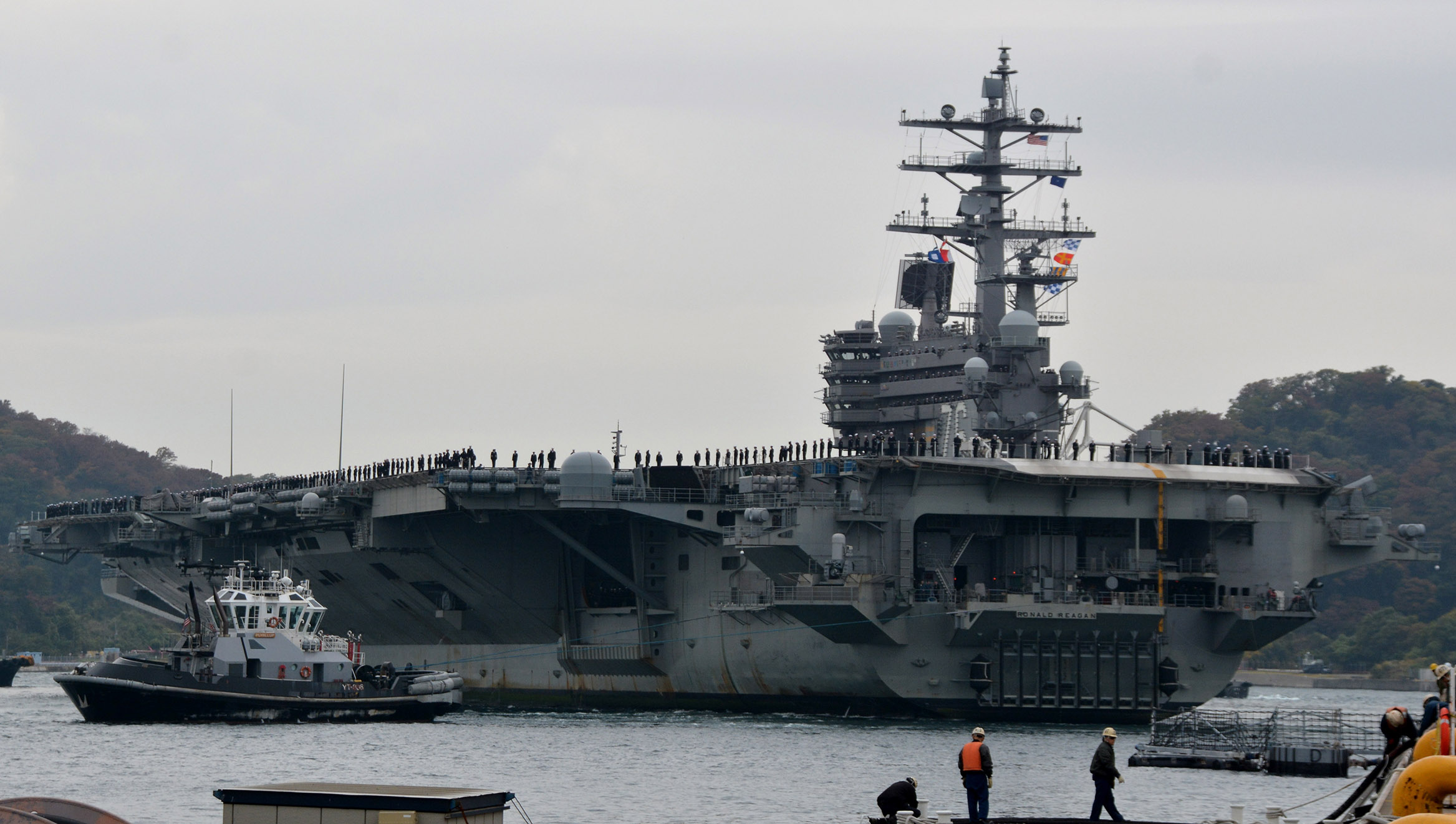 US moves second aircraft carrier to North Korea’s doorstep