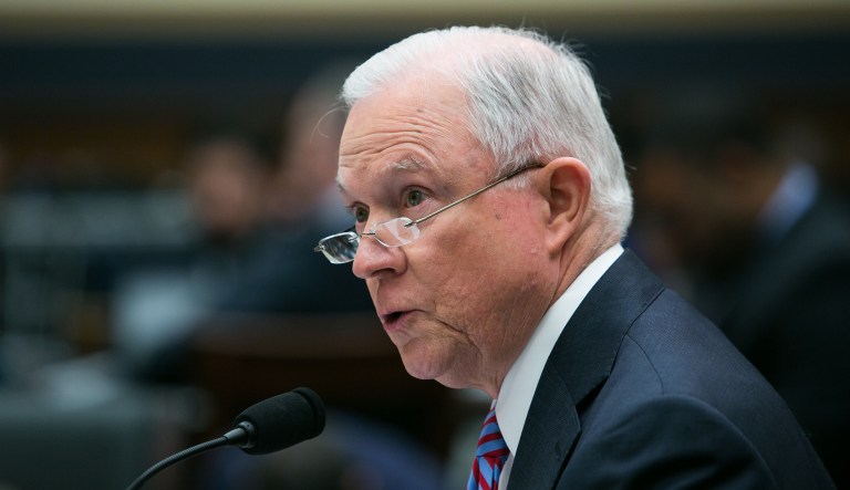 Sessions said the government is 