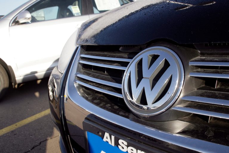 Volkswagen was charged with installing devicesÂ on its diesel cars thatÂ caused them toÂ emit far less nitrogen oxides during emmissions tests than they did when they were being driven normally. (AP Photo/David Zalubowski)