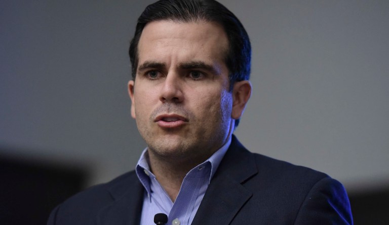Rossello's proposed cancellation follows his order for an inspector general investigation into the contracting process. (AP Photo/Carlos Giusti)