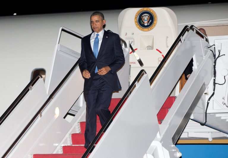 President Obama departs late Tuesday for a trip to Asia, his fifth since taking office. (AP Photo)