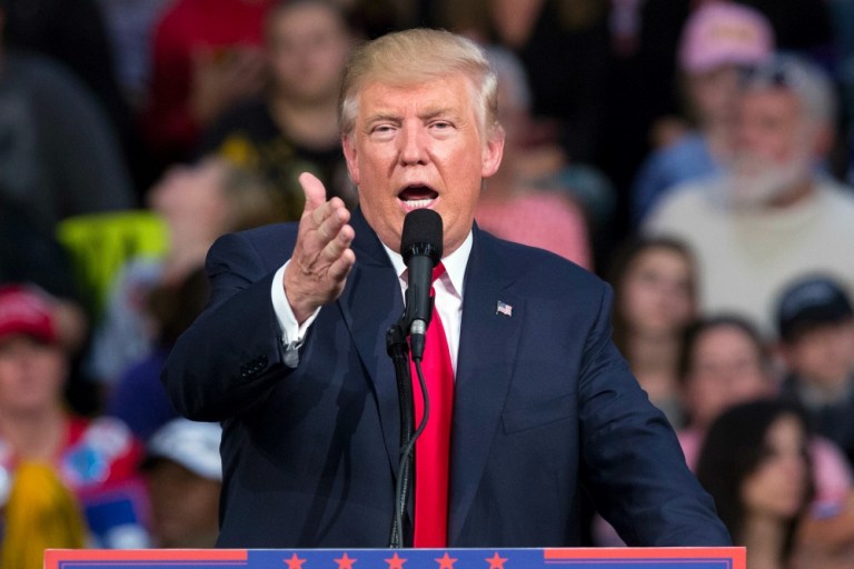 Since the video emerged Friday, a number of high-profile Republicans have been pulling support from Donald Trump, including many U.S. senators, congressmen and governors. (AP Photo)