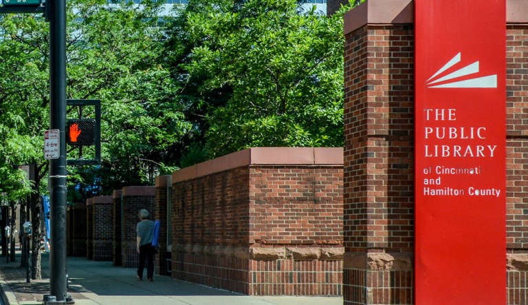 An employee of the Public Library of Cincinnati and Hamilton County 