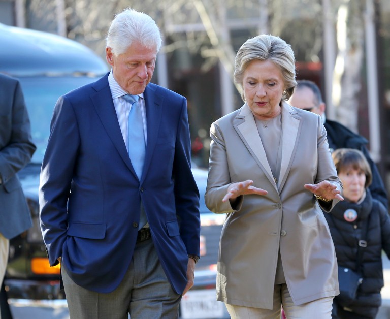 The 10-page document on James McDougal, a former financial partner to Bill and Hillary Clinton who died in prison in 1998, contained press clips, congressional correspondence and a request from the FBI's Little Rock, Ark., office to the bureau's headquarters to send it two typists to help manage the growing criminal probe. (AP Photo/Seth Wenig)
