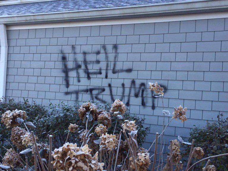 Another very high-profile incident, involving the vandalism of a church in Indiana, was finally solved this week. (Credit: St. David's Episcopal Church/Facebook)