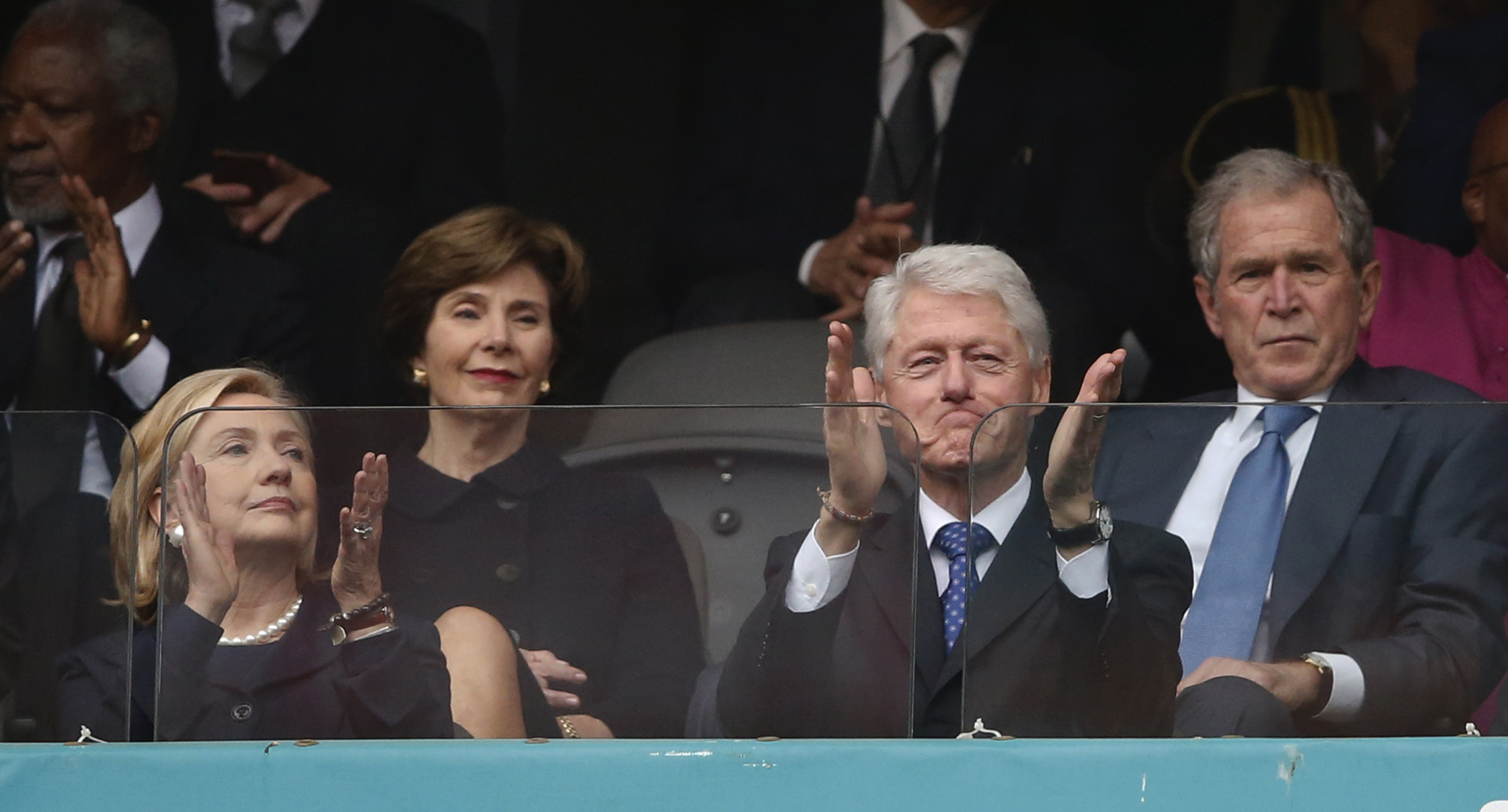 Bushes and Clintons to attend Trump inauguration despite bad blood