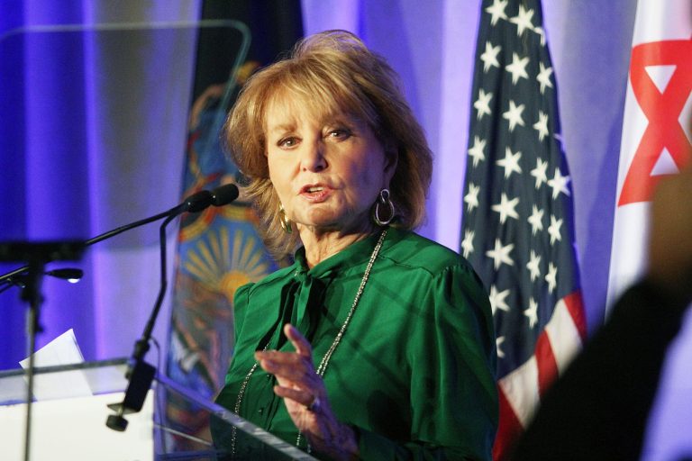 For anyone wondering what it might be like to be approached by veteran newswoman Barbara Walters for an exclusive interview, the answer is here. (Photo by Laura Cavanaugh/Getty images)