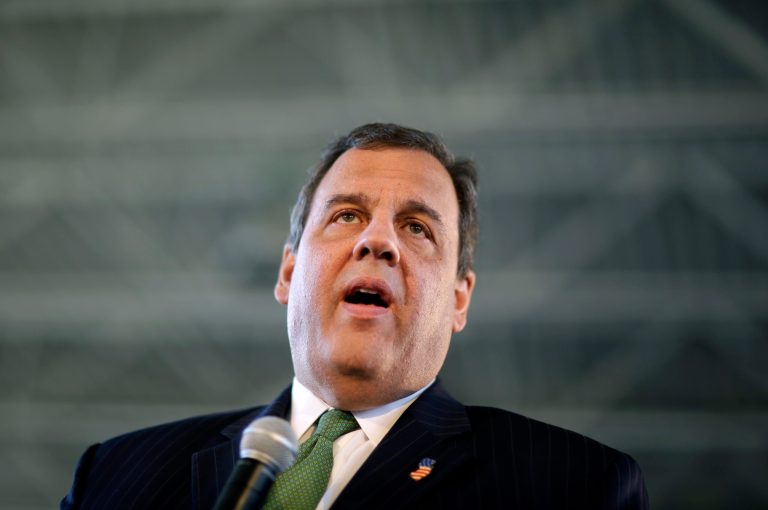 Christie's decline in the polls coincided with 