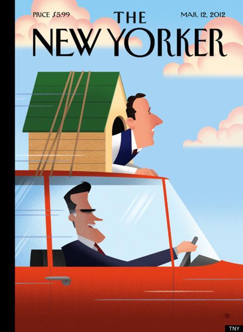 Romney’s dog saga lands on New Yorker cover