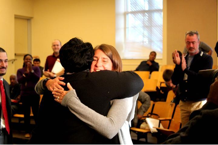 D.C. Public Schools? ?highly effective? teachers, including D.C teacher of the year Shira Fishman, right, were offered raises of up to $20,000 to give up some union rights. Four out of five teachers took the cash offer.