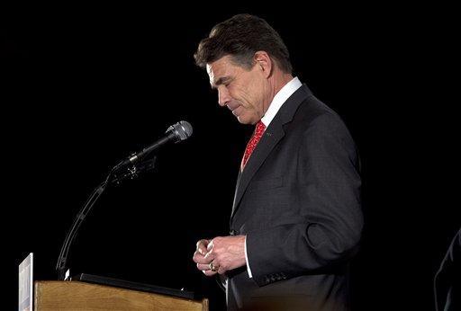 Why did Rick Perry stay in? Pretty obvious