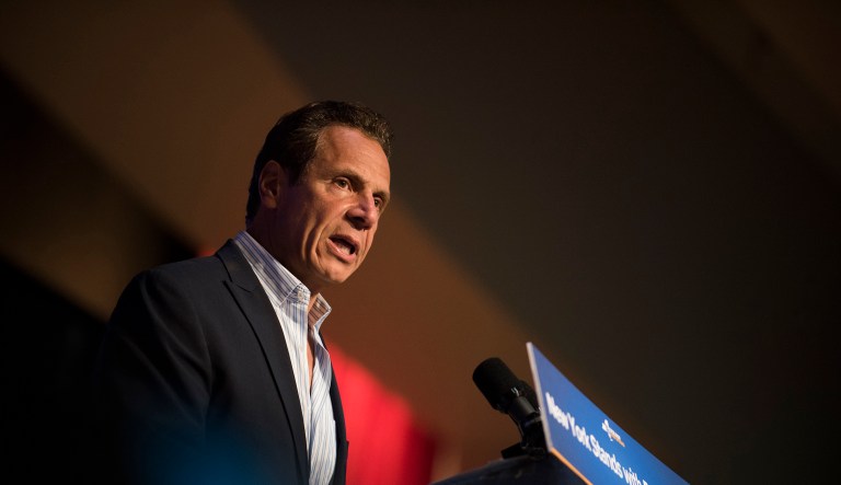 New York Gov. Andrew Cuomo (pictured) criticized the president, saying Trump's 