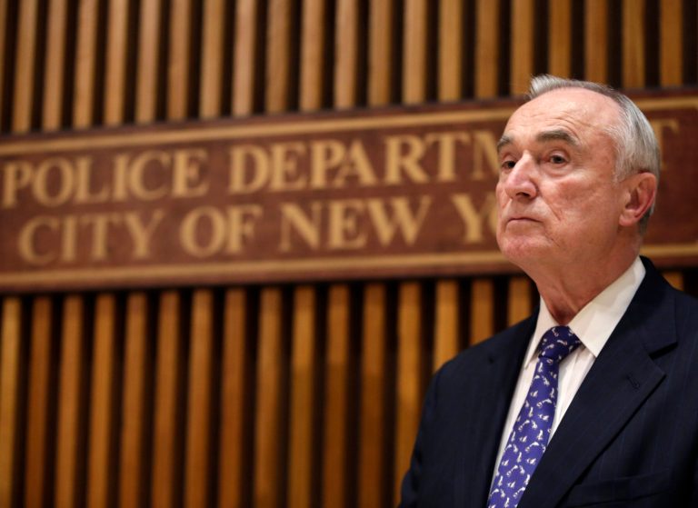 With less than a full week on the job, New York City Police Commissioner William J. Bratton has to contend with the arrests of 72 retired police officers for fraudulently obtaining disability benefits for mental health conditions, for which they claim resulted from their service during the 2001 terrorist attacks on New York City, Tuesday, Jan. 7, 2014 (AP/Kathy Willens, File)

. (AP Photo/Kathy Willens)