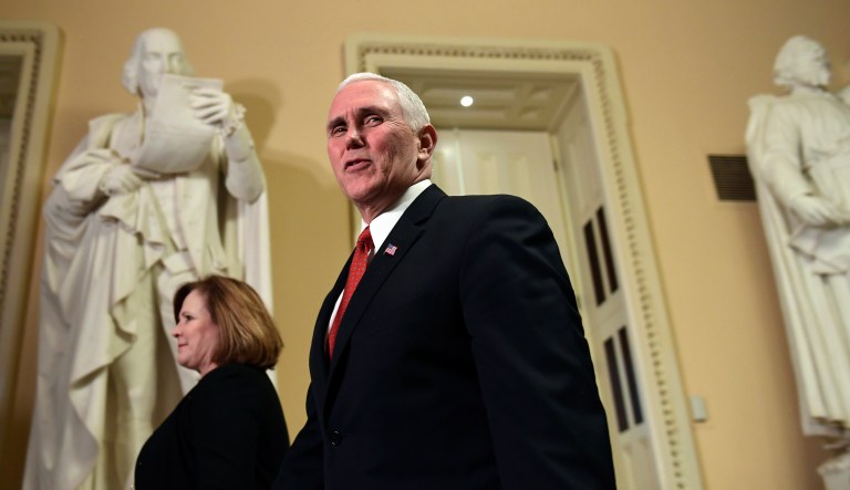 Vice President Mike Pence is losing his chief lawyer and domestic policy director. (AP Photo/Susan Walsh)
