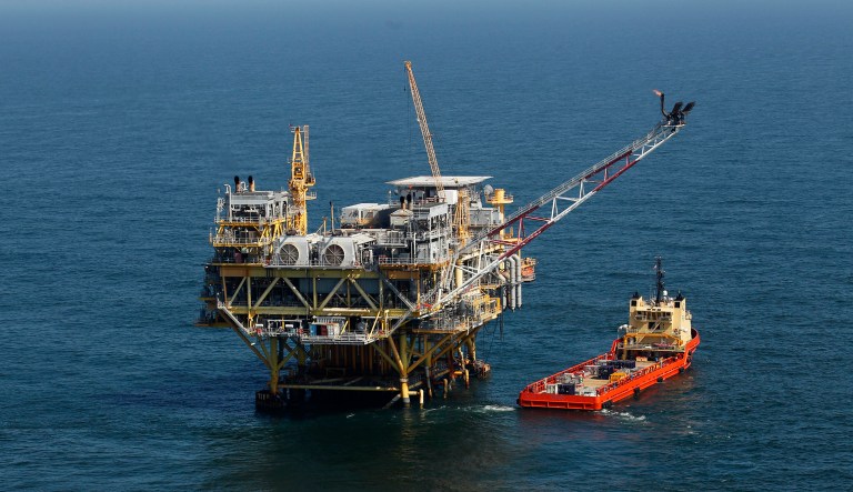 The proposed sale covers 77 million acres in federal waters in the Gulf of Mexico and includes all available unleased areas on the Gulf's Outer Continental Shelf. (AP Photo/Gerald Herbert)