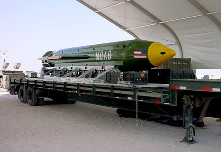 The U.S. has dropped the largest non-nuclear bomb on a tunnel complex in Afghanistan, the U.S. military said. The use of the GBU-43/B is a first for the battlefield, and was dropped in Nangarhar province on Thursday.